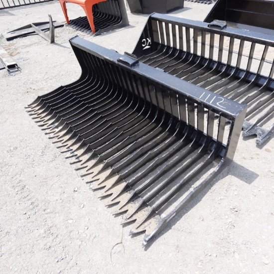Kit Container 72" Skid Steer Fine Skeleton Bucket