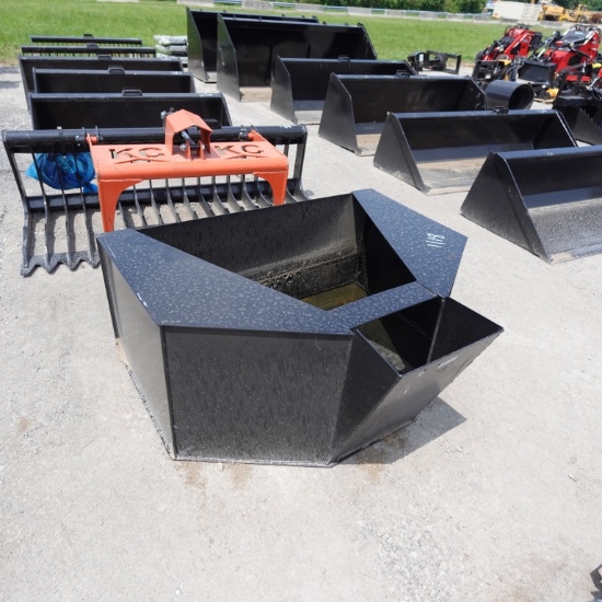 New Kit Container 3/4 Yard Skid Steer Concrete