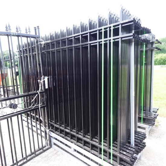 New (20) 10ft X 7ft Galvanized Steel Fence Panels