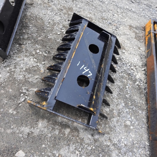 New Kit Container Skid Steer Root Rake