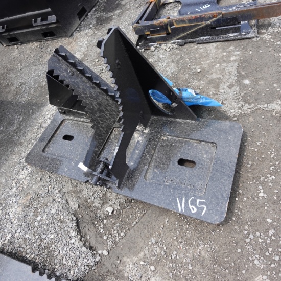 New Kit Container Skid Steer Stump Puller