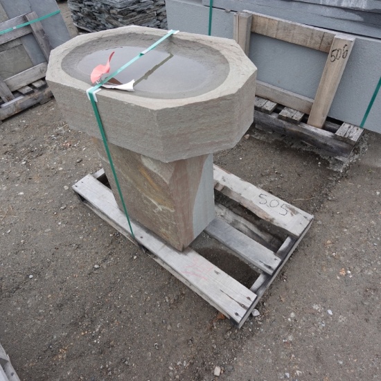 Stone Bird Bath With Pedestal