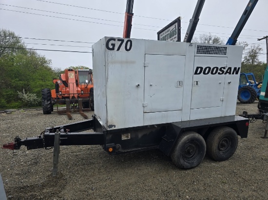 Doosan G70 Tow Behind Genset