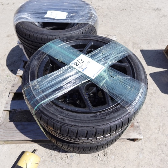 Lot (2) Nexen 215/50r17 Tire and Wheel