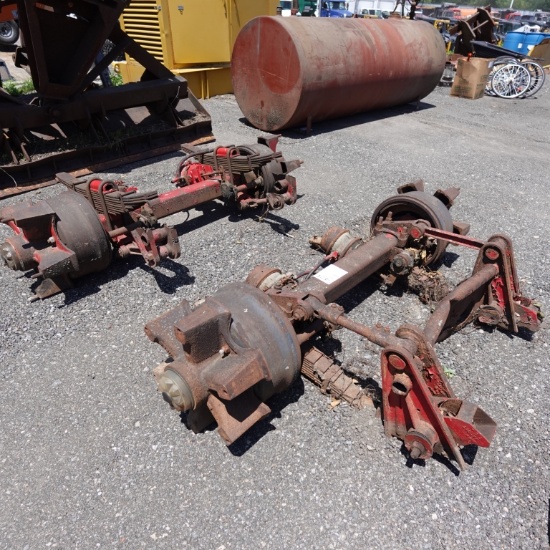 (2) Heavy Duty Truck Axle Assemblies