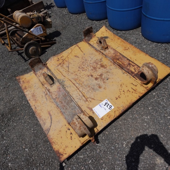 Skid Steer Quick Attach Plate
