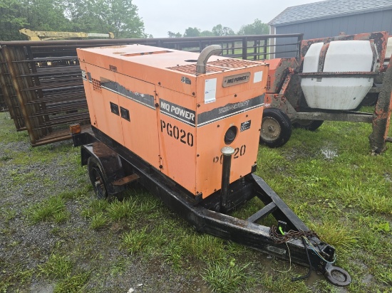 Multiquip Whisperwatt 25 Tow Behind Generator