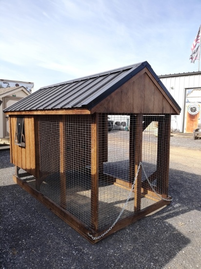 5×9 Chicken Coop W/ Run – Model Ls 24-18