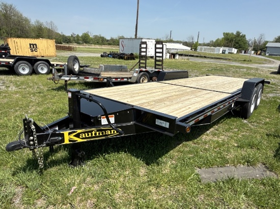 Brand New 2025 Kaufman 22’ Tilt Deck Trailer