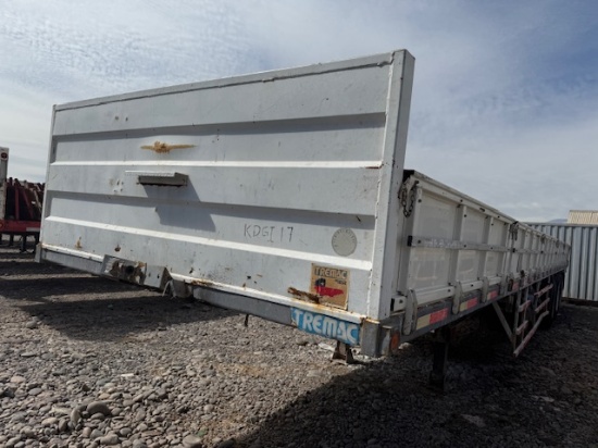 2019 Tremac Flatbed Rack Body Trailer