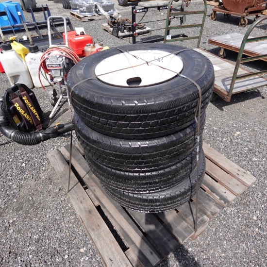 (4) Goodyear Tire/Wheel  8.75R16.5LT