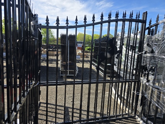 2 Pc New Metal Gate W/ Deer