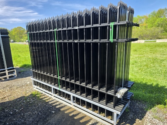 New Lot of 20 Steel Fence Panels