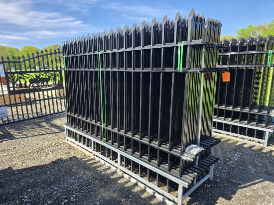 New Lot of 20 Steel Fence Panels