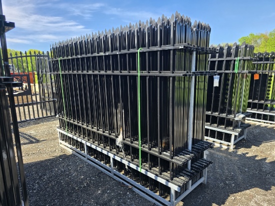 New Lot of 20 Steel Fence Panels