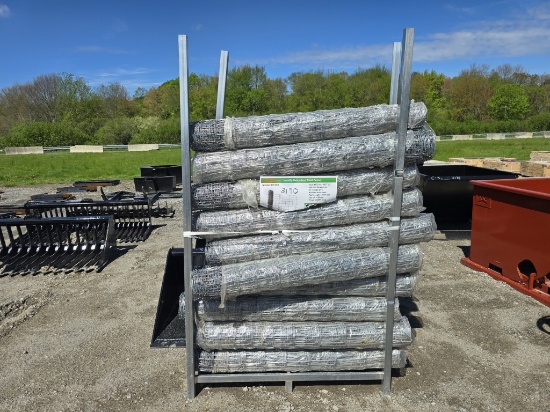 New All Metal Hot Dip Galvanized Field Fence
