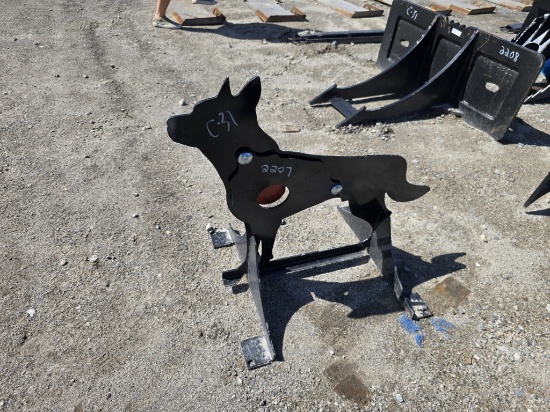 New Ar500 Coyote Target W/ Heart Flapper