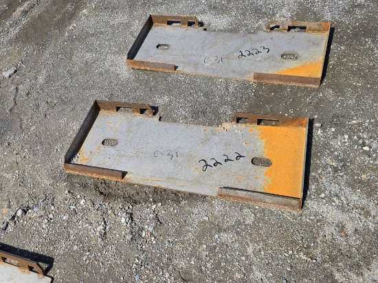 New Skidsteer Mounting Plate