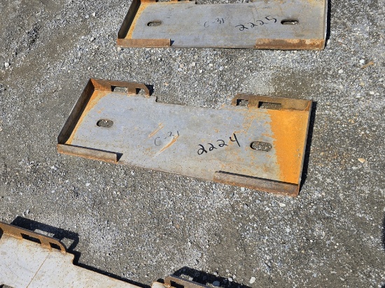 New Skidsteer Mounting Plate