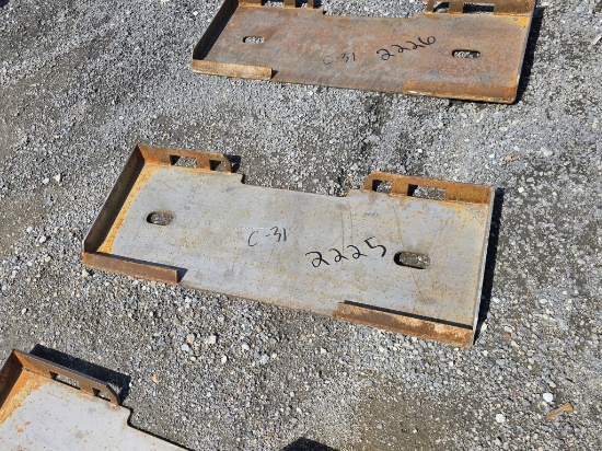 New Skidsteer Mounting Plate