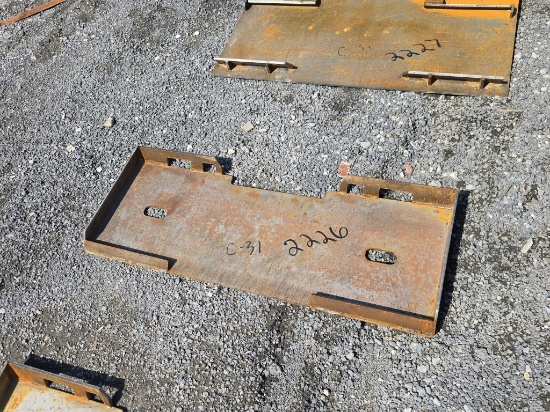 New Skidsteer Mounting Plate