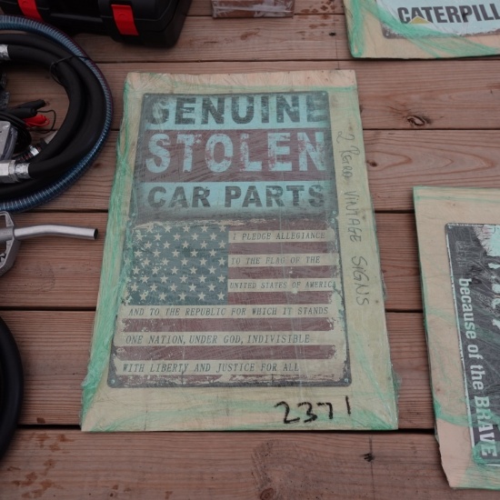 2 Retro 12in X 16in Vintage Signs