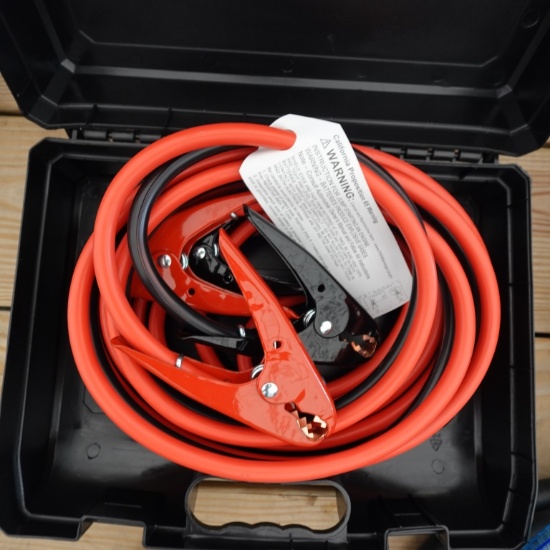 New Set Of Heavy Duty Booster Cables 25ft 1ga
