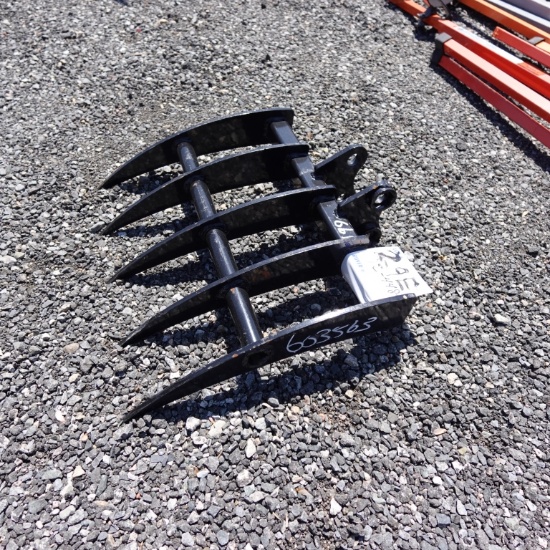 New Excavator Rake