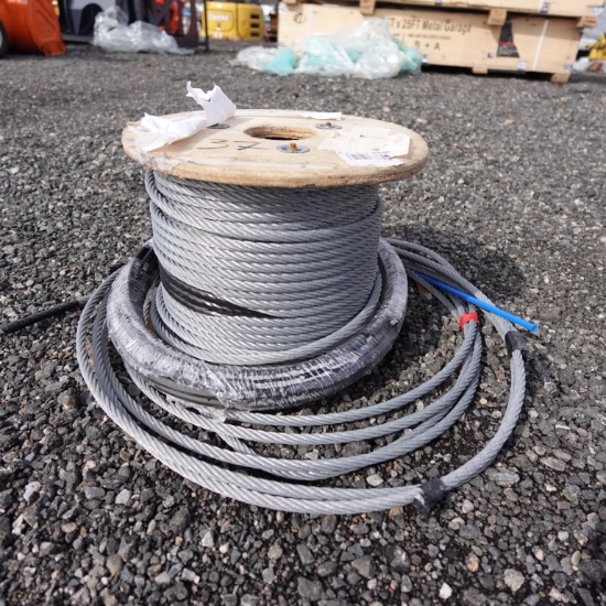 Spool Of Steel Cable