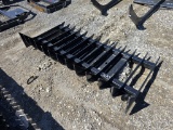 New Kit Container Skidsteer Rake