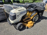 Cubcadet Super Lt1550 Riding Mower W/ Bagger