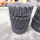 Lot (4) Forerunner Skidsteer Tires 10-16.5n.h.s.