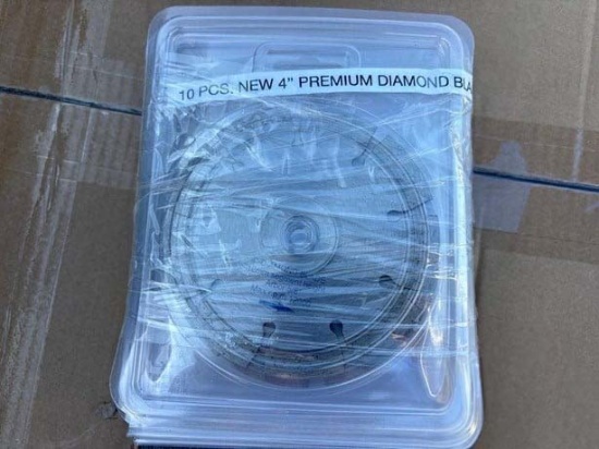 New 10pcs 4in Diamond Blades