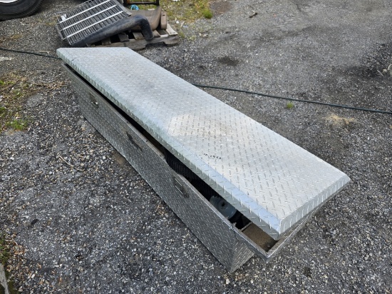 Diamond Plated Truck Box W/ Contents