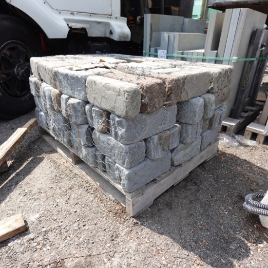1 Pallet Tumbled Belgium 5in x 12in Cobble Stone