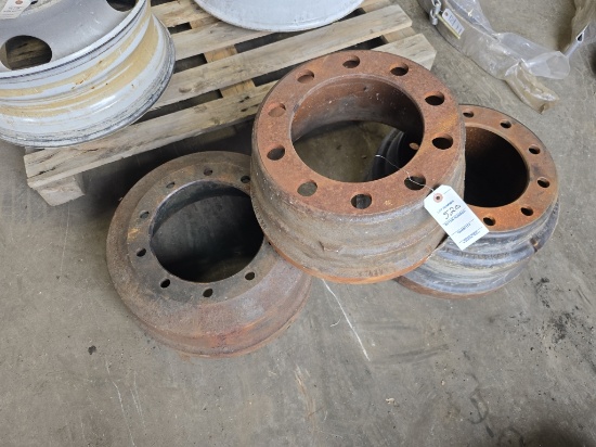 Lot (3) Semi-Truck Brake Drums