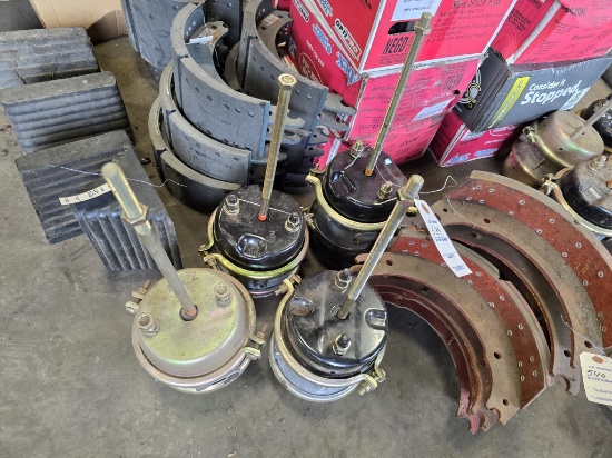 Lot of Four (4) Air Brake Chambers