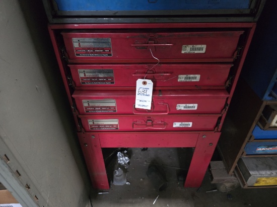 4 Drawer Imperial Parts Box On Stand