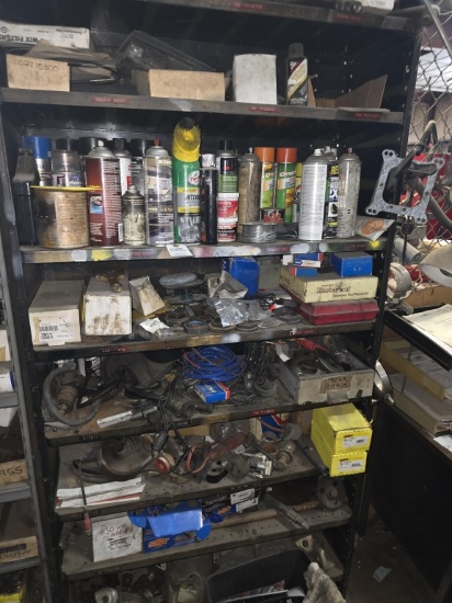 Contents Of Shelves And Rack