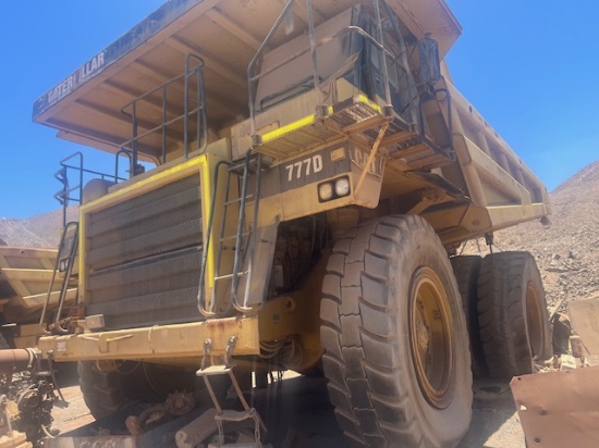 2000 Caterpillar 777d Rigid Rock Truck