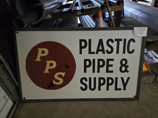 Plastic Pipe And Supply Sign