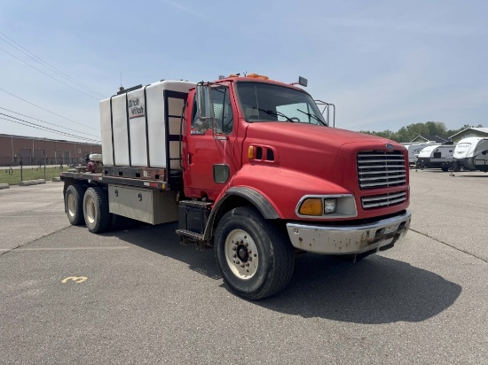 1998 Ford Louisville Flatbed W/ Tanks