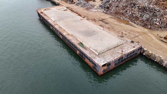 300ft X 90ft X 22ft Deck Barge