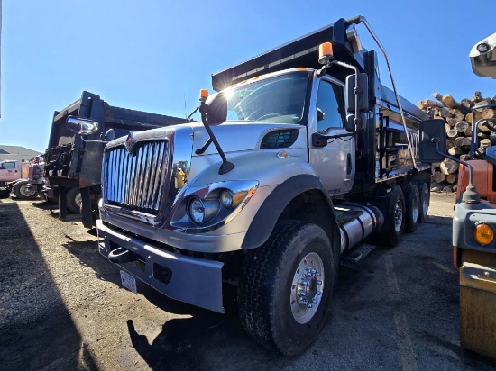 2021 International Hv607 Tri-axle Dump Truck