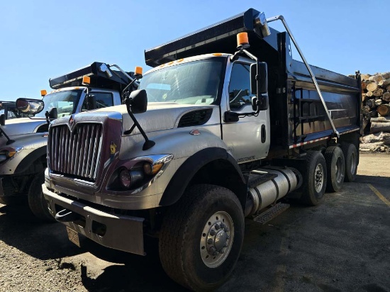 2021 International Hv607 Tri-axle Dump Truck
