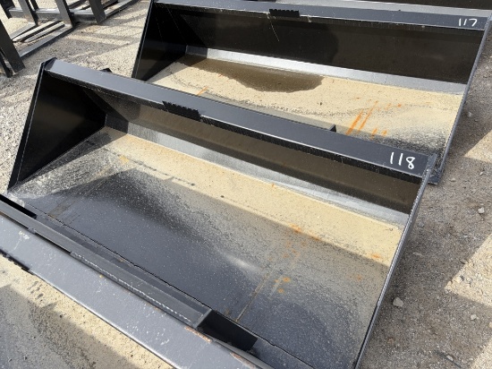 New Swict 72in Skid Steer Bucket