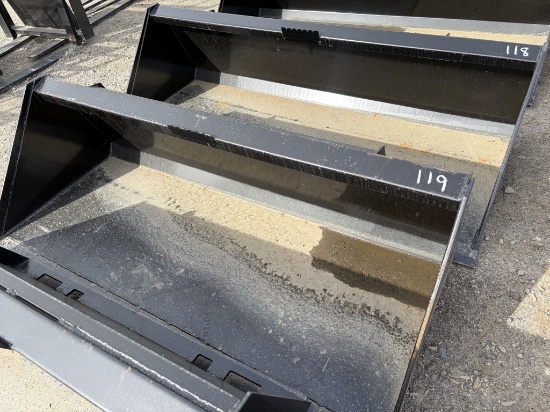New Swict 66in Skid Steer Bucket