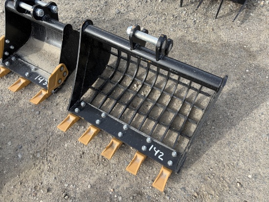 New Sdlanch Mini Excavator 23in Skeleton Bucket