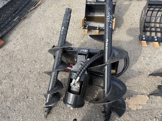 New Sdlanch Mini Loader Auger W/ Bits