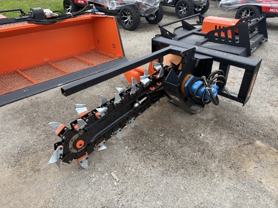 New Pabreak Skid Steer Hyd Trencher